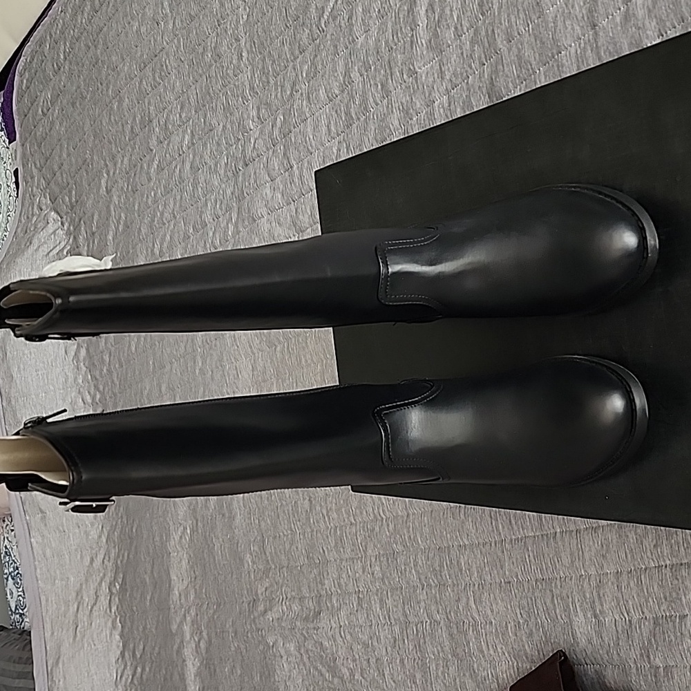 NEW IN BOX INC INTERNATIONAL CONCEPTS MCKENZIE BLACK BOOTS SIZE-5